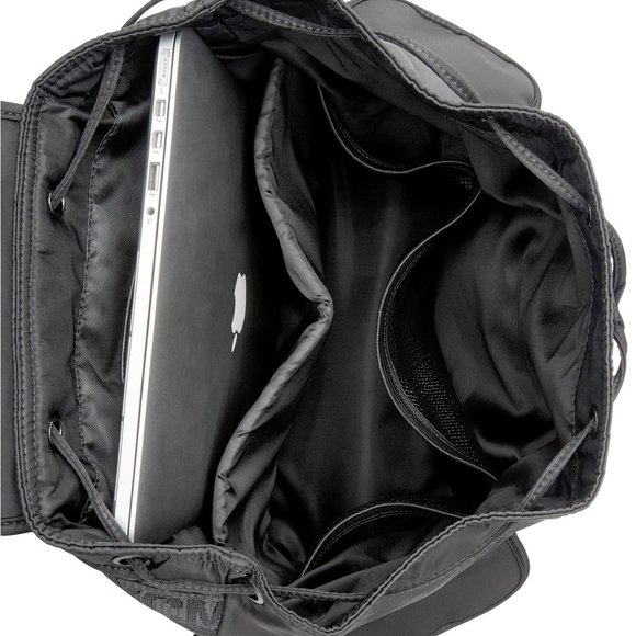 Steve Madden Cardi Drawstring Flap Backpack - Picture 2 of 8